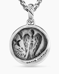 Virgo Amulet in 18K Yellow Gold with Diamonds, 28.7mm