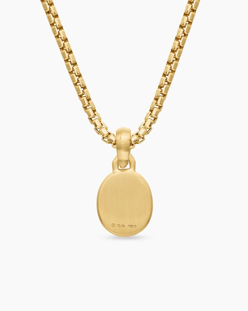Petrvs® Scarab Pendant in 18K Yellow Gold, 22mm