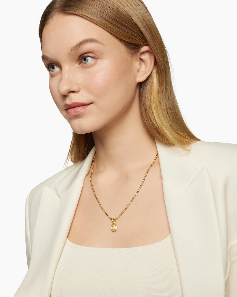 Petrvs® Scarab Pendant in 18K Yellow Gold, 22mm