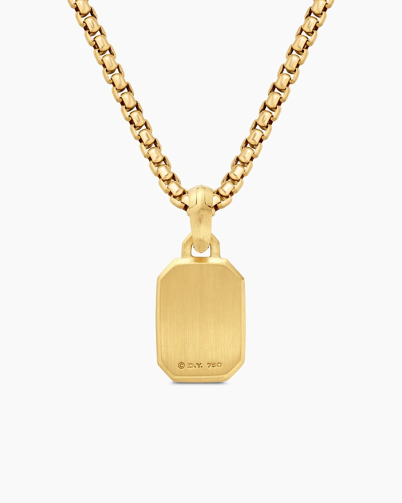 Petrvs® Bee Amulet in 18K Yellow Gold with Carnelian and Diamonds, 15.4mm