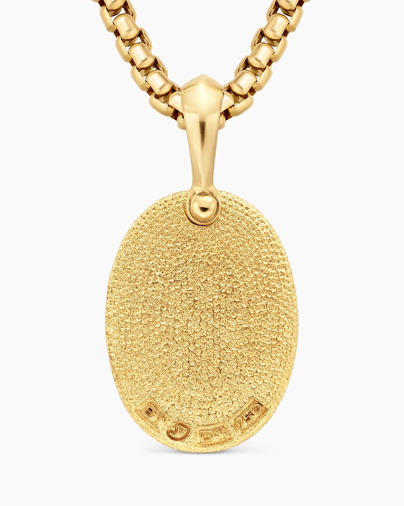 Petrvs® Bee Amulet in 18K Yellow Gold, 29mm
