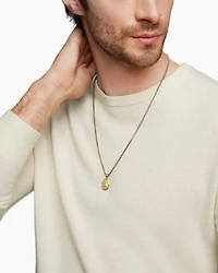 Petrvs® Bee Amulet in Sterling Silver with 18K Yellow Gold, 29mm