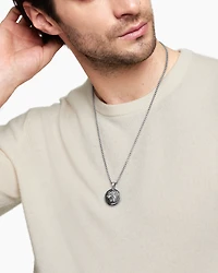 Petrvs® Lion Amulet in Sterling Silver, 35mm