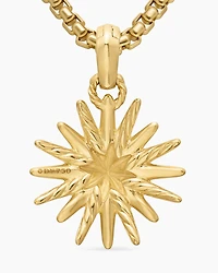 Starburst Charm in 18K Yellow Gold, 21.5mm