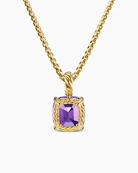 Marbella Pendant in 18K Yellow Gold with Amethyst