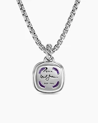 Albion® Pendant in Sterling Silver with 18K Yellow Gold and Amethyst