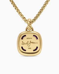 Albion® Pendant in 18K Yellow Gold with Amethyst and Diamonds