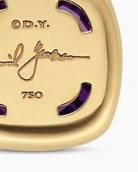 Albion® Pendant in 18K Yellow Gold with Amethyst and Diamonds