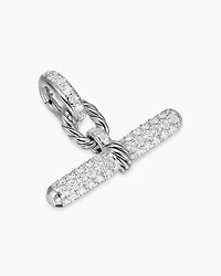 DY Madison® Toggle Pendant in Sterling Silver with Diamonds