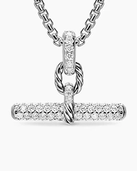 DY Madison® Toggle Pendant in Sterling Silver with Diamonds