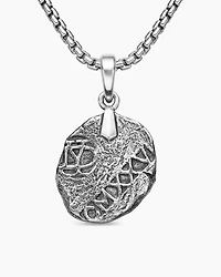Shipwreck Coin Amulet in Sterling Silver, 28.4mm