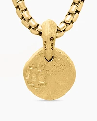 Shipwreck Coin Amulet in 18K Yellow Gold, 10.5mm