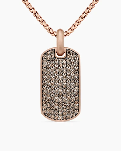 Chevron Pinky Ring in 18K Rose Gold with Diamonds, 10mm