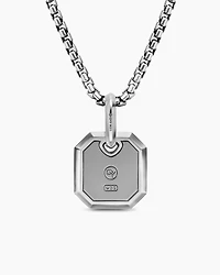 Octagonal Amulet in Sterling Silver, 15mm