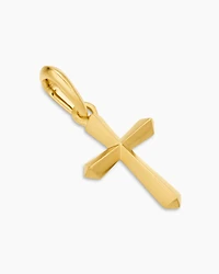 Cross Amulet in 18K Yellow Gold, 19mm