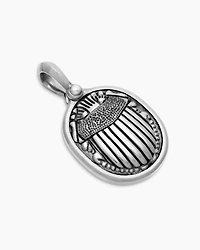 Petrvs® Scarab Amulet in Sterling Silver, 32.3mm