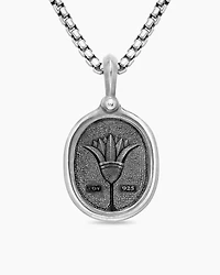 Petrvs® Scarab Amulet in Sterling Silver, 32.3mm