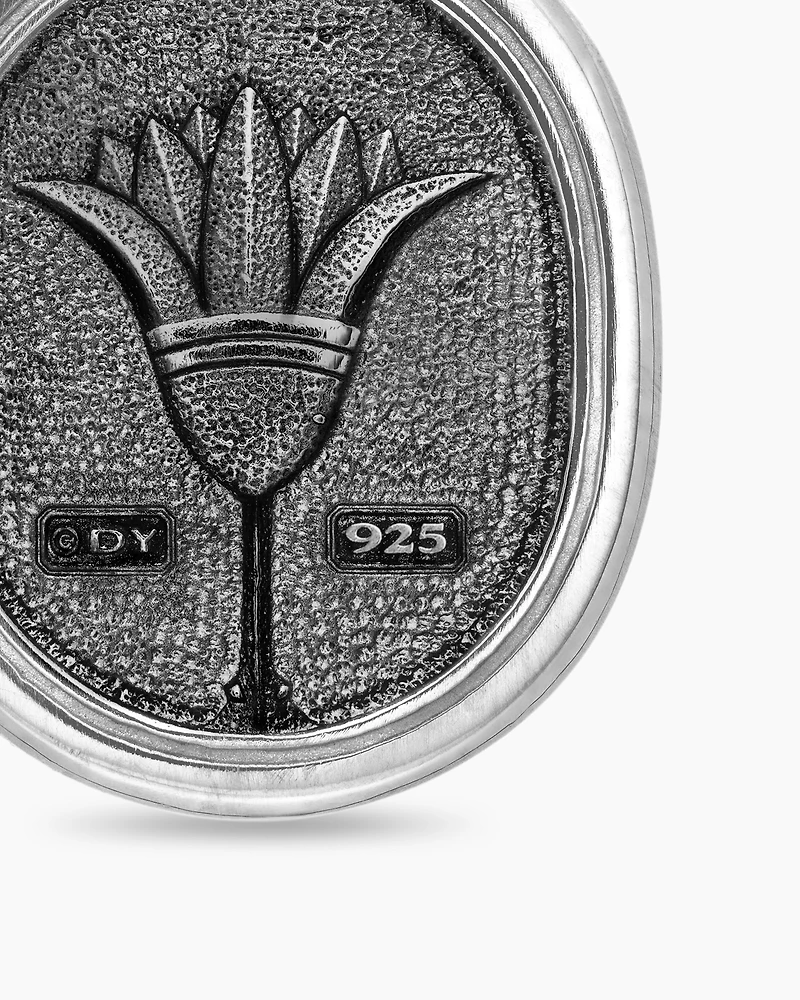 Petrvs® Scarab Amulet in Sterling Silver, 32.3mm