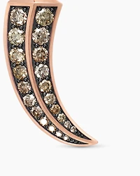 Roman Claw Amulet in 18K Rose Gold with Cognac Diamonds, 42.6mm