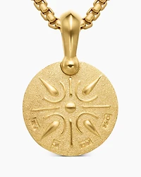 Petrvs® Lion Amulet in 18K Yellow Gold, 18.5mm