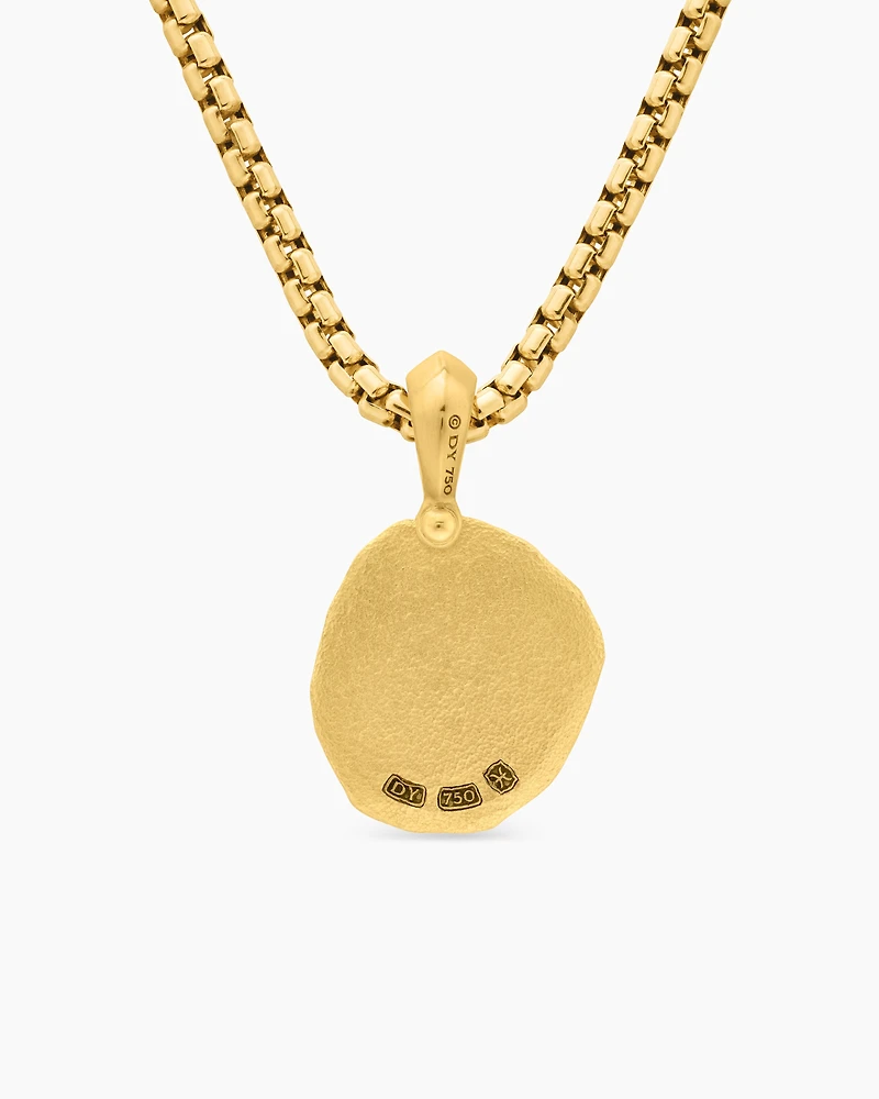 Pisces Amulet in 18K Yellow Gold, 27mm