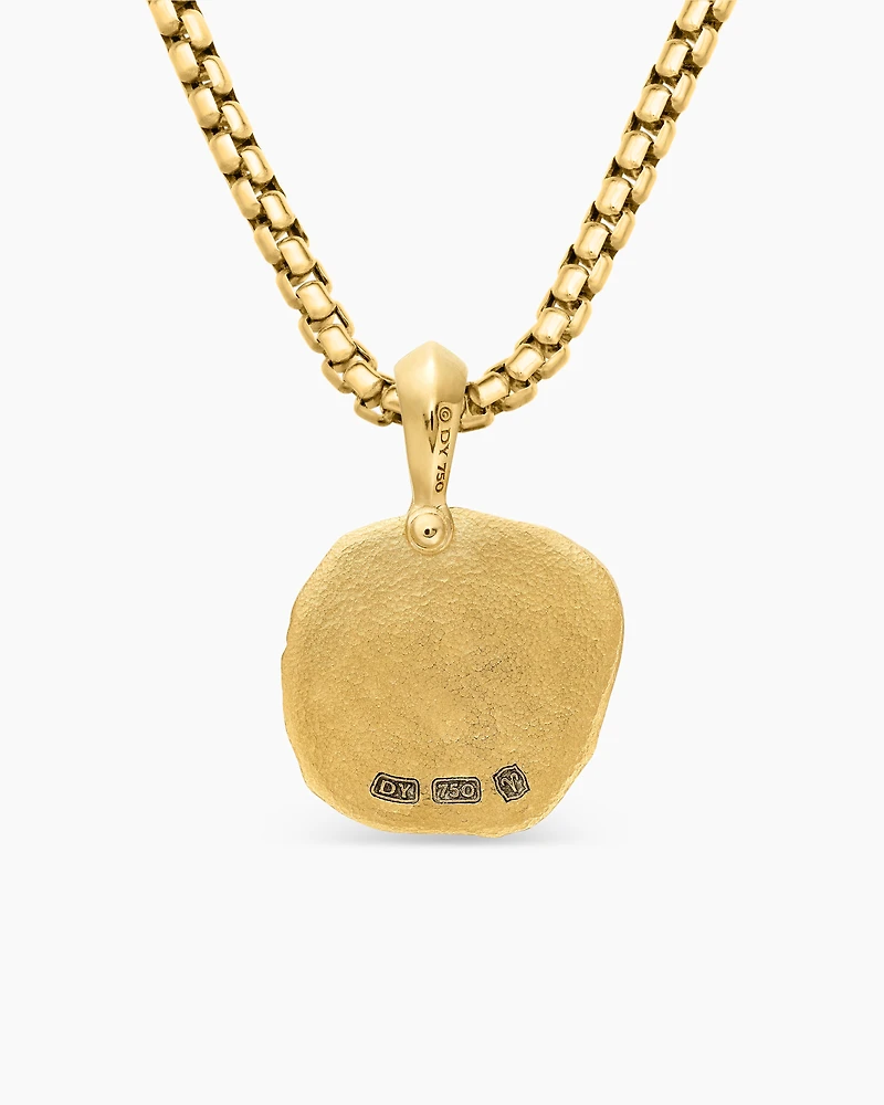 Aries Amulet in 18K Yellow Gold, 27mm