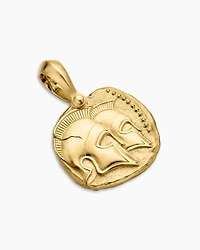 Gemini Amulet in 18K Yellow Gold, 27mm