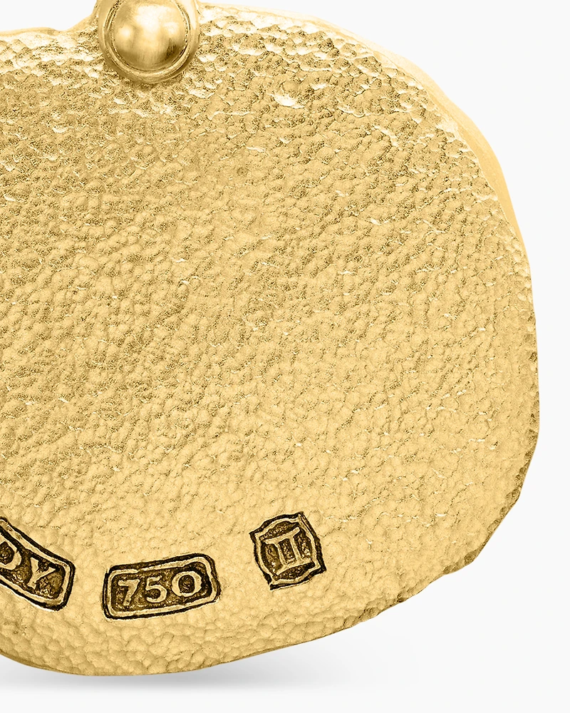 Gemini Amulet in 18K Yellow Gold, 27mm