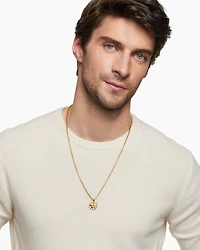Gemini Amulet in 18K Yellow Gold, 27mm
