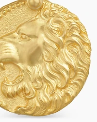 Leo Amulet in 18K Yellow Gold, 17mm