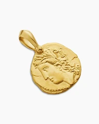 Virgo Amulet in 18K Yellow Gold, 27mm
