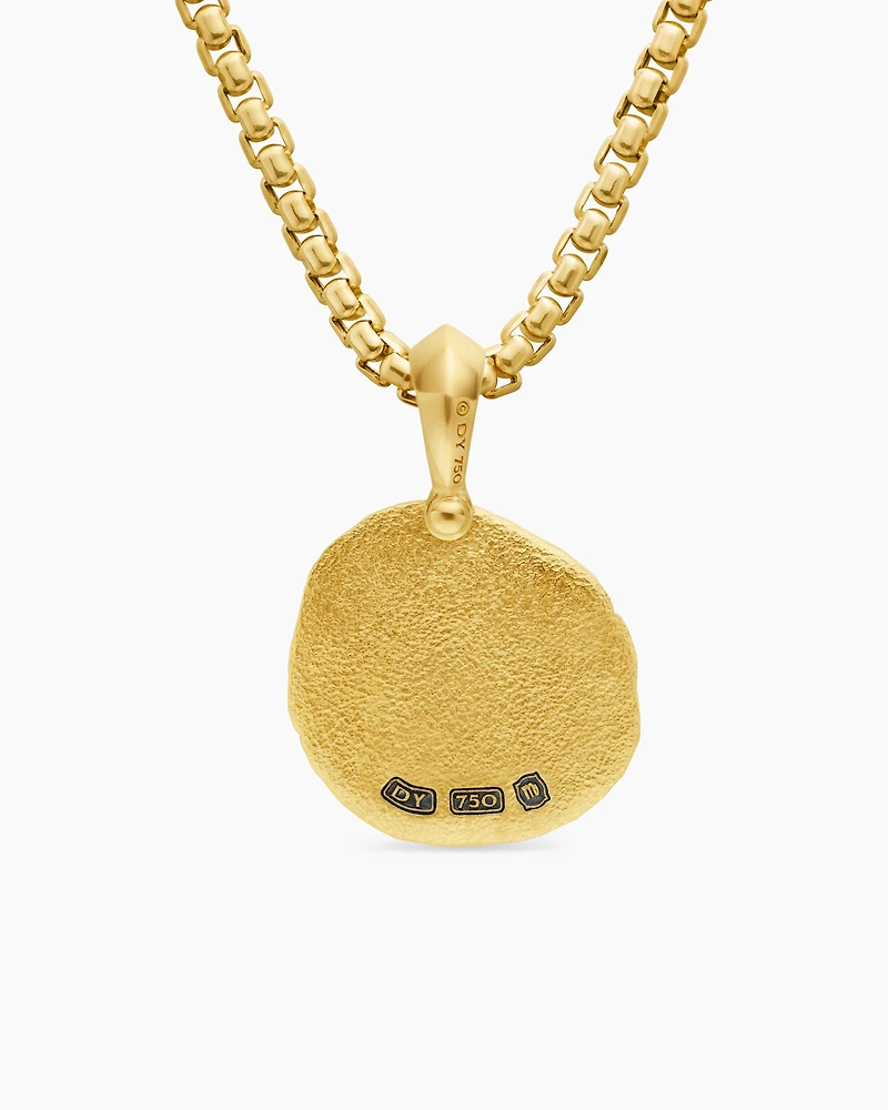 Virgo Amulet in 18K Yellow Gold, 27mm