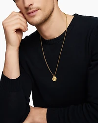 Virgo Amulet in 18K Yellow Gold, 27mm