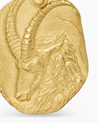 Capricorn Amulet in 18K Yellow Gold, 17mm
