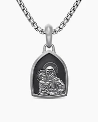 St. Anthony Amulet in Sterling Silver, 21.8mm