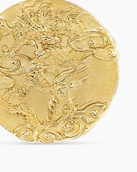 Dragon Amulet in 18K Yellow Gold, 21mm