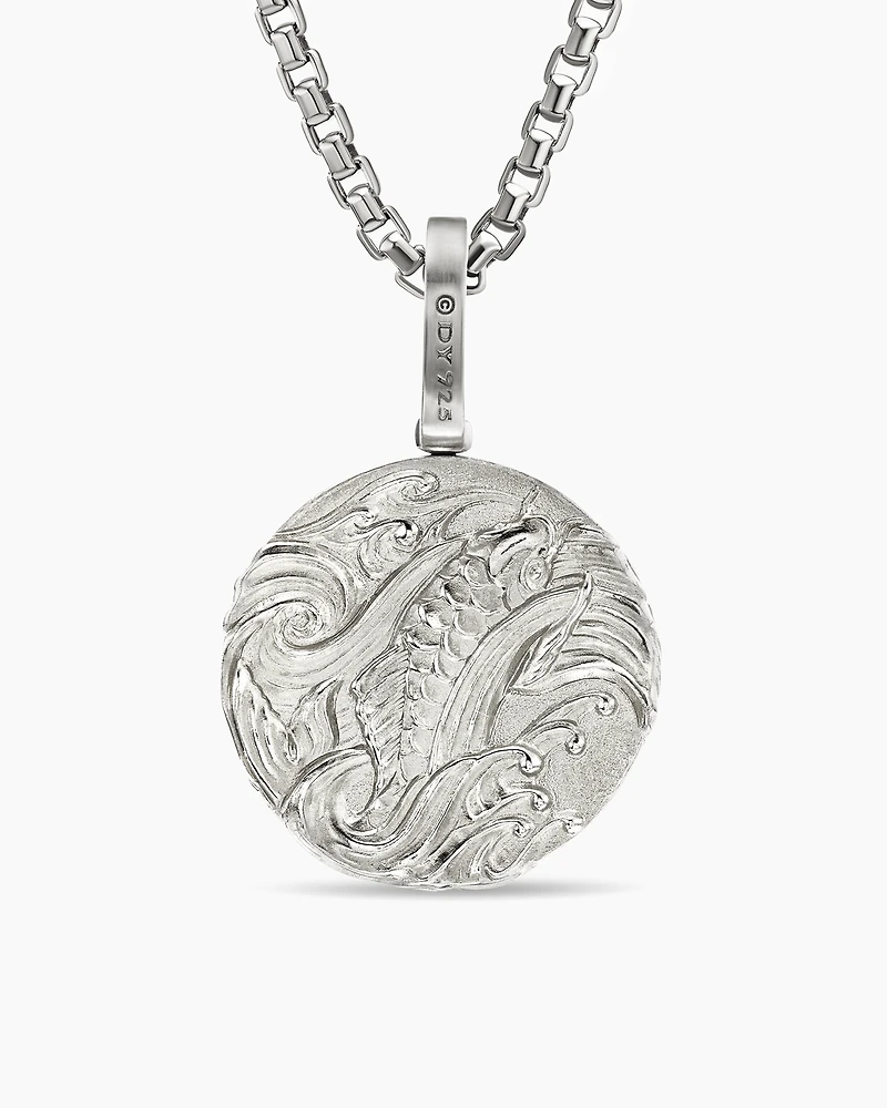 Dragon Amulet in Sterling Silver