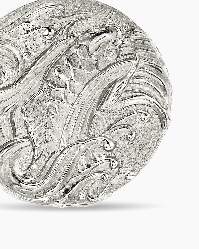 Dragon Amulet in Sterling Silver