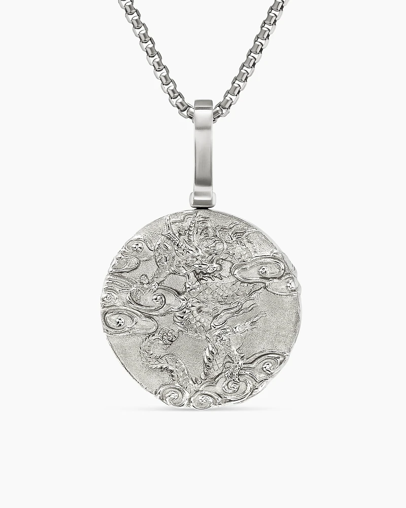 Dragon Amulet in Sterling Silver