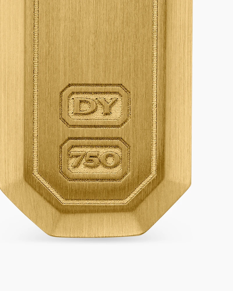 Streamline® Amulet in 18K Yellow Gold, 28mm