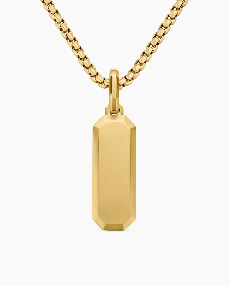 Streamline® Amulet in 18K Yellow Gold, 28mm
