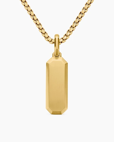 Streamline® Amulet in 18K Yellow Gold, 28mm