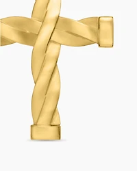 DY Helios™ Cross Pendant in 18K Yellow Gold, 48mm