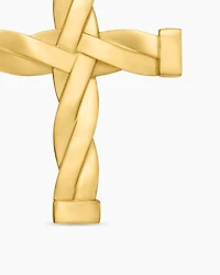 DY Helios™ Cross Pendant in 18K Yellow Gold, 48mm
