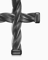DY Helios™ Cross Pendant in Black Titanium, 48mm