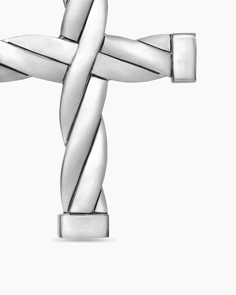 DY Helios™ Cross Pendant in Sterling Silver, 48mm