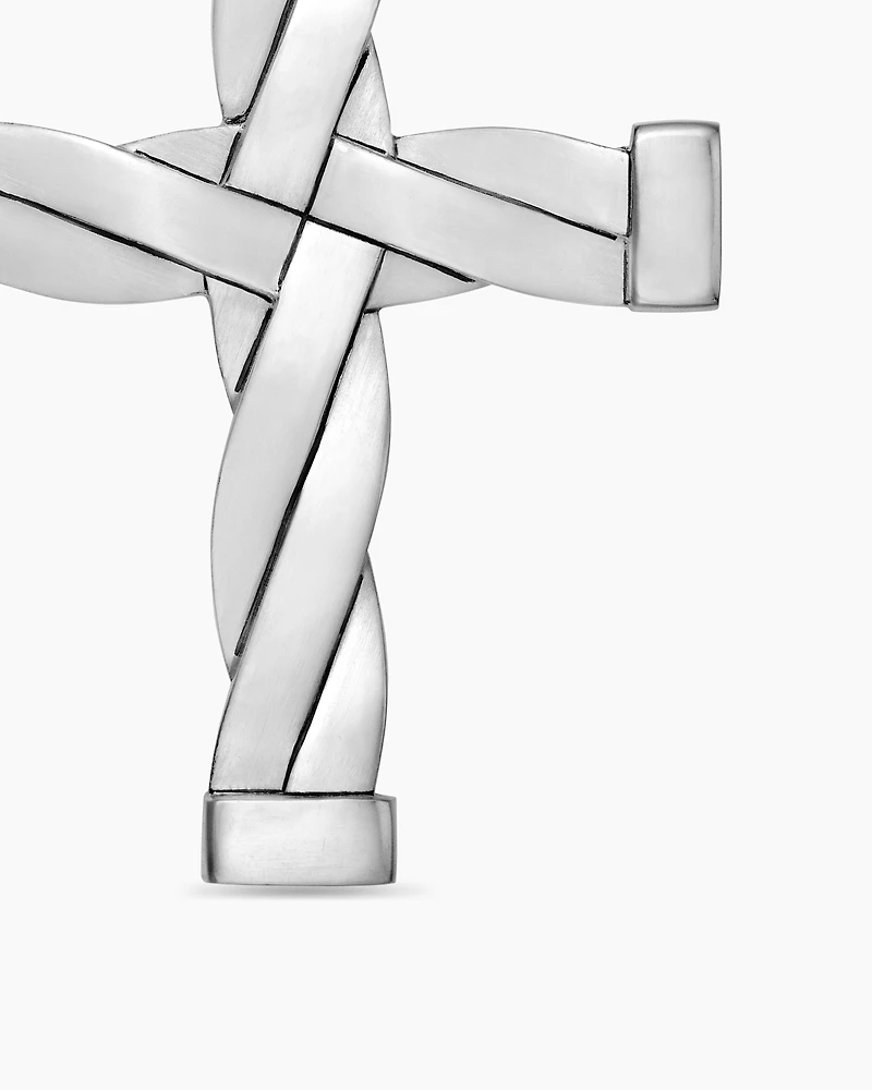 DY Helios™ Cross Pendant in Sterling Silver, 48mm