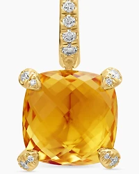 Chatelaine Drop Earrings in 18K Yellow Gold with Diamonds, 11mm