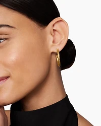 Cablespira® Hoop Earrings in 18K Yellow Gold