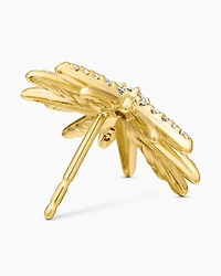 Starburst Stud Earrings in 18K Yellow Gold with Diamonds